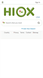 Mobile Screenshot of hiox.com