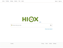 Tablet Screenshot of hiox.com